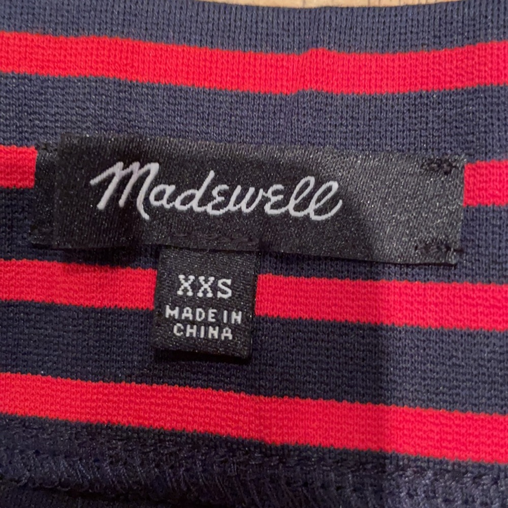 Madewell City skirt in Sailor Stripe - Picture 7 of 8